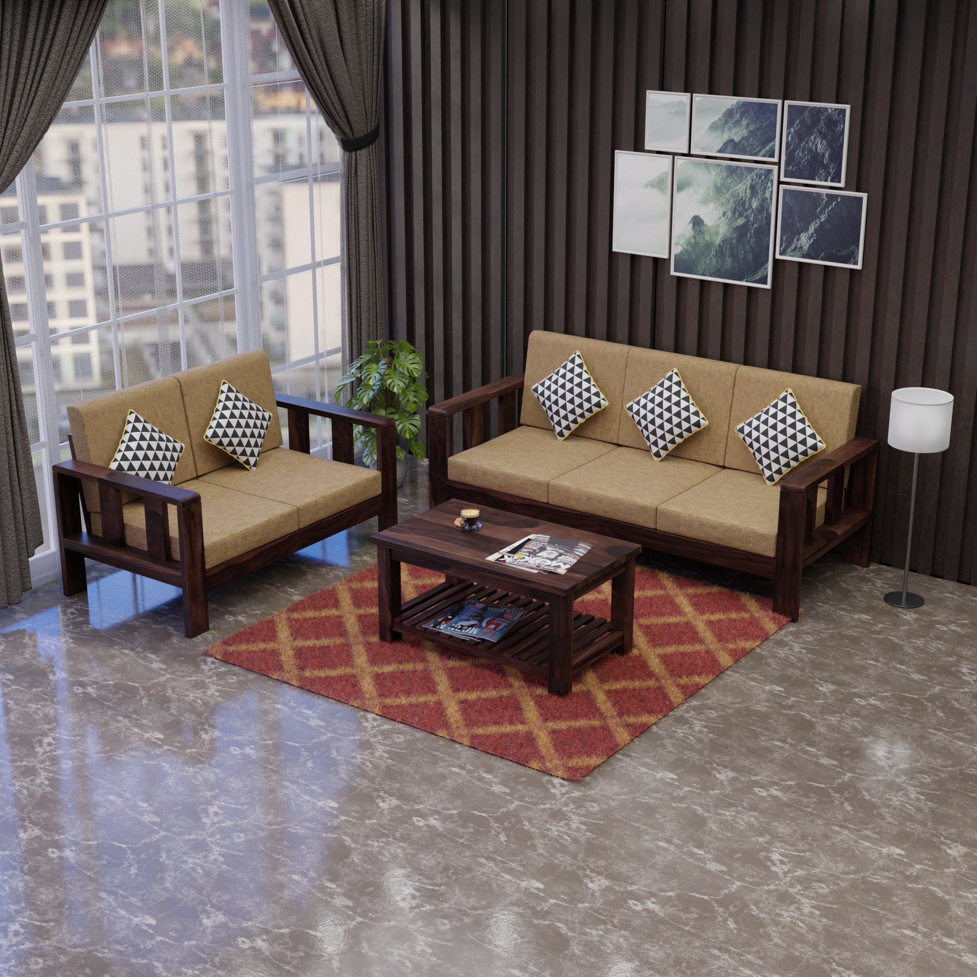 Deskix 5 seater sofa