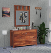 Workora 7 Drawer Dresser with Mirror