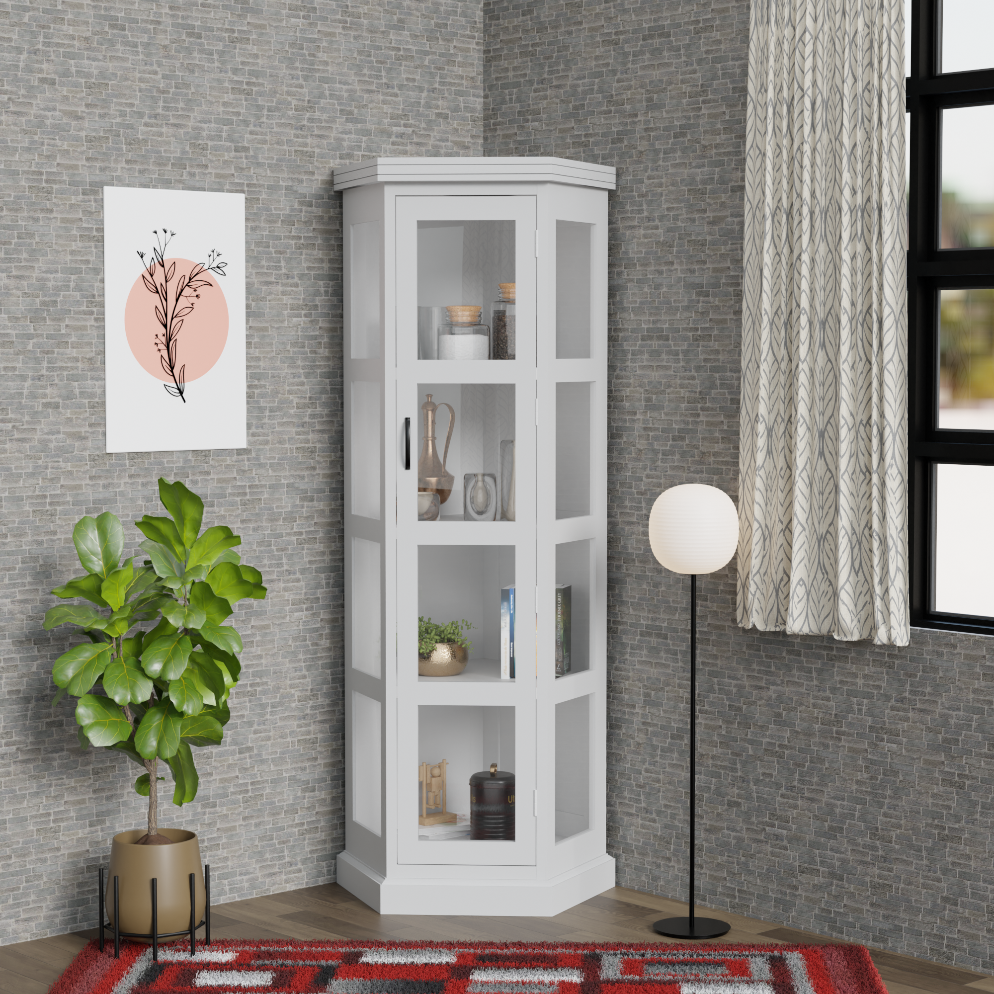 Taskify Corner Book Shelf