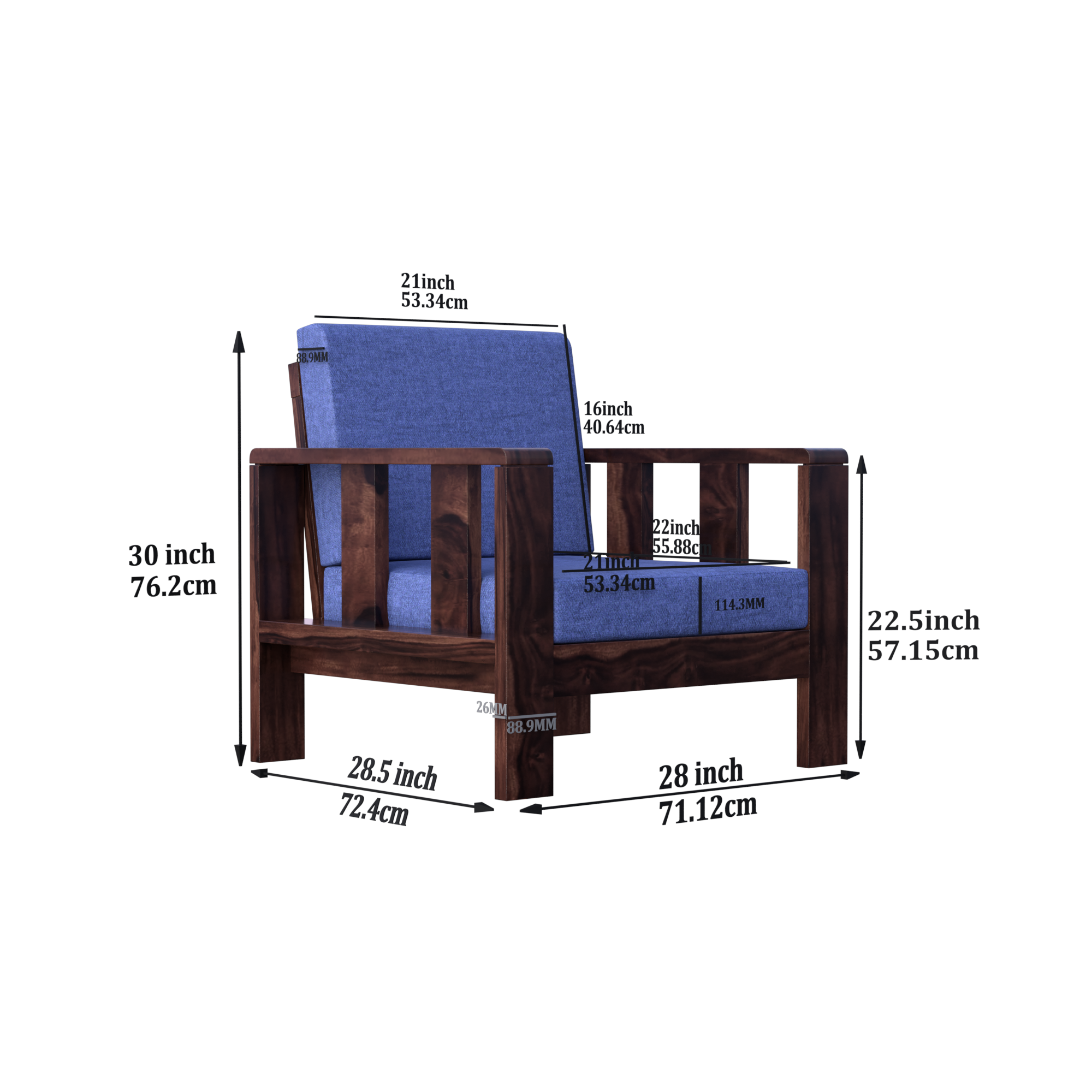 Ergix 1 seater sofa