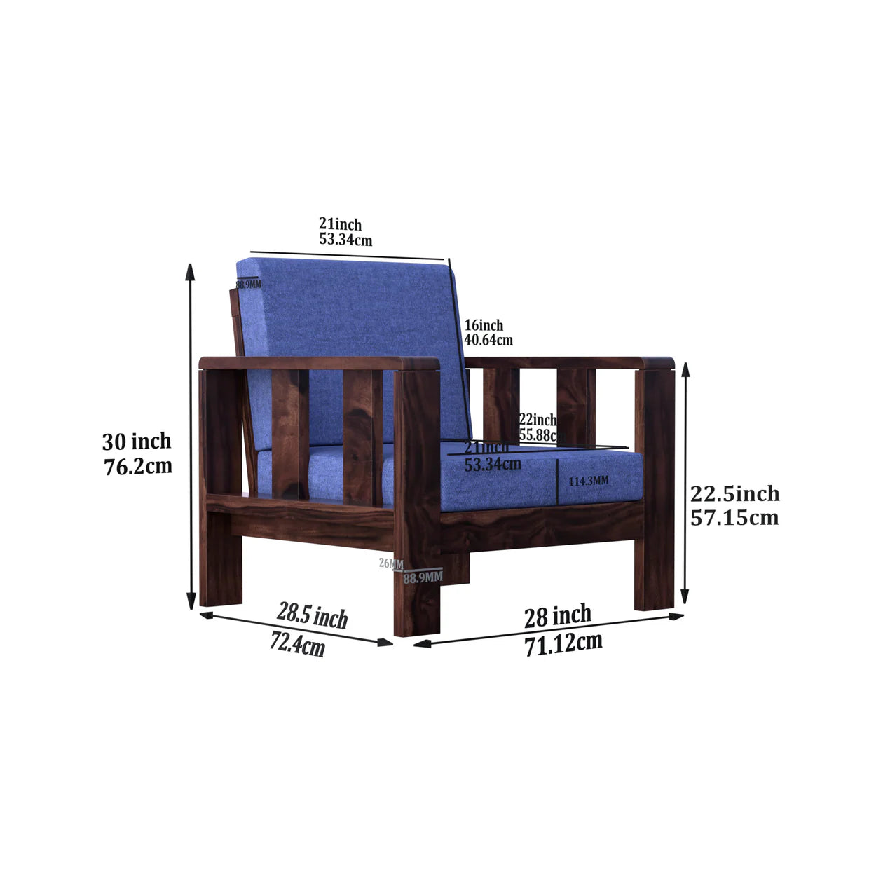 Deskix 1 seater sofa