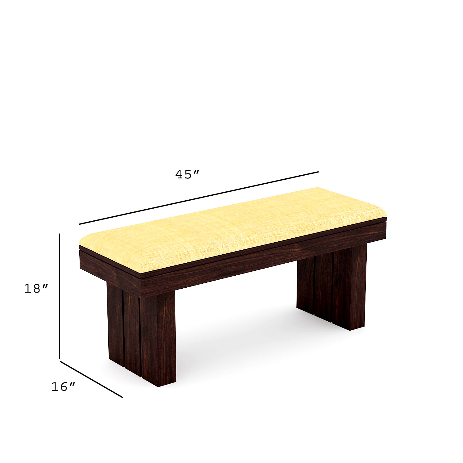 Furnax 6 Seater Dining Table Set | Walnut Finish