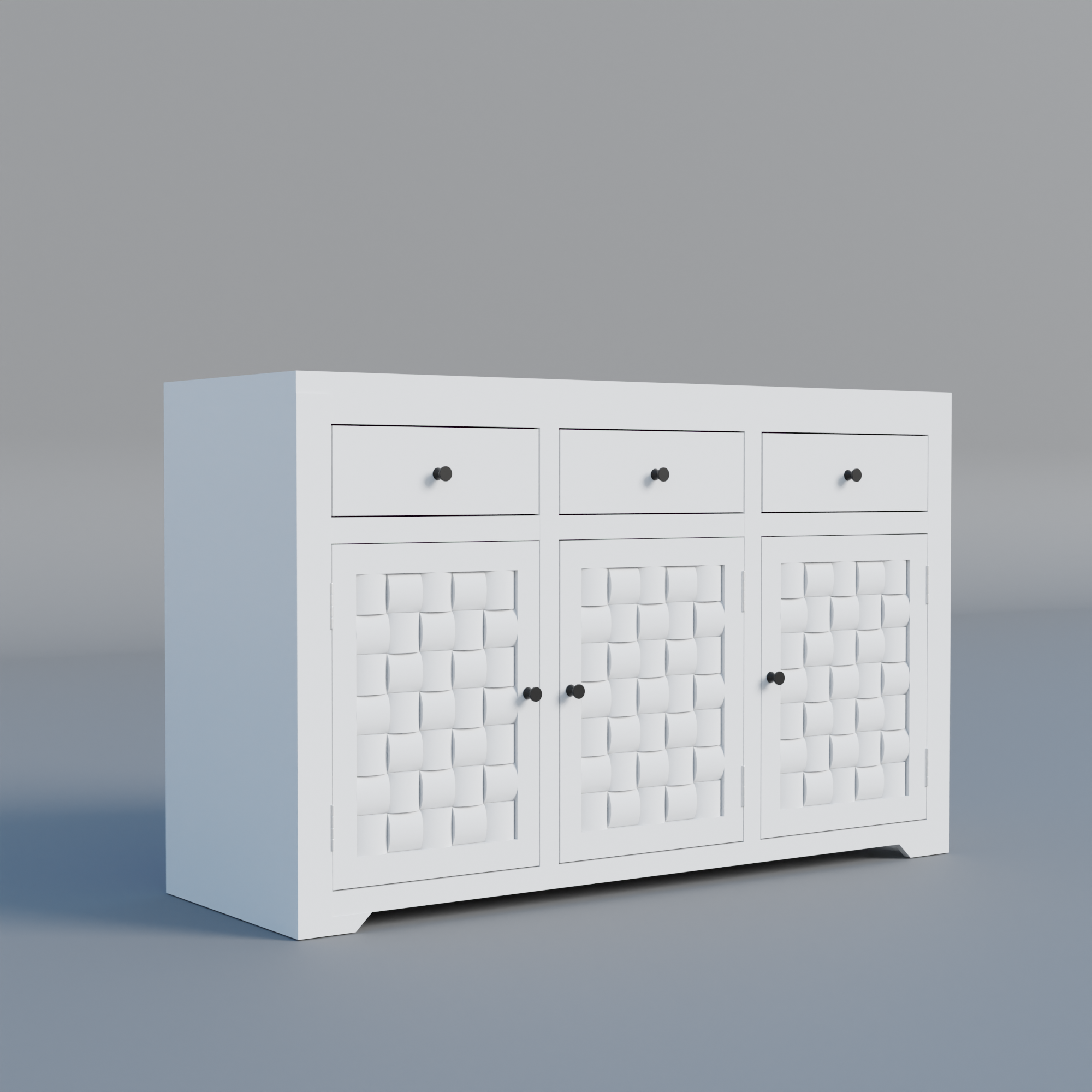 Zenify Niwar Cabinet - White