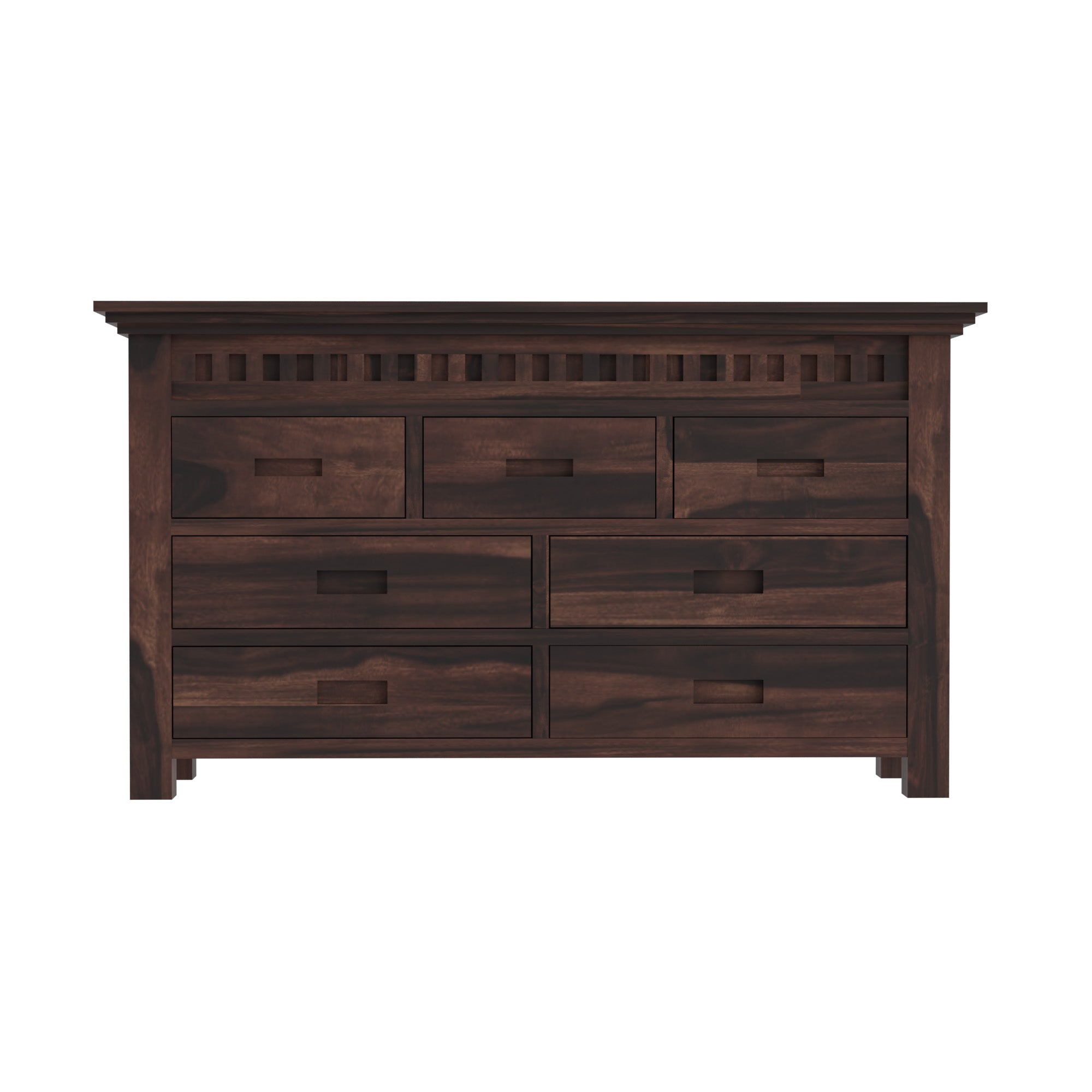 Optima Kuber Seven Drawer Cabinet – Walnut Finish