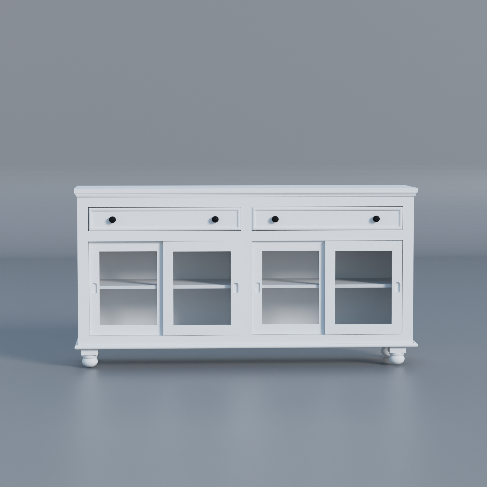 Furnis Kitchen Cabinet - White