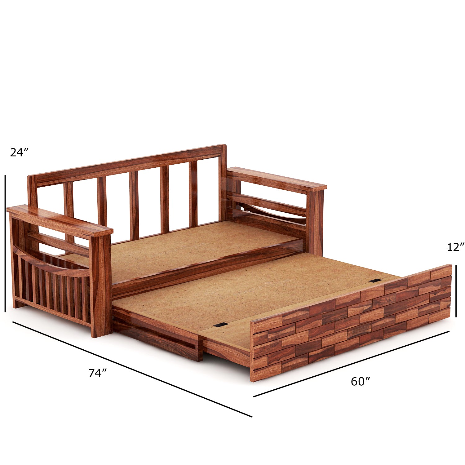 Flexax 3 Seater Sofa Cum Bed