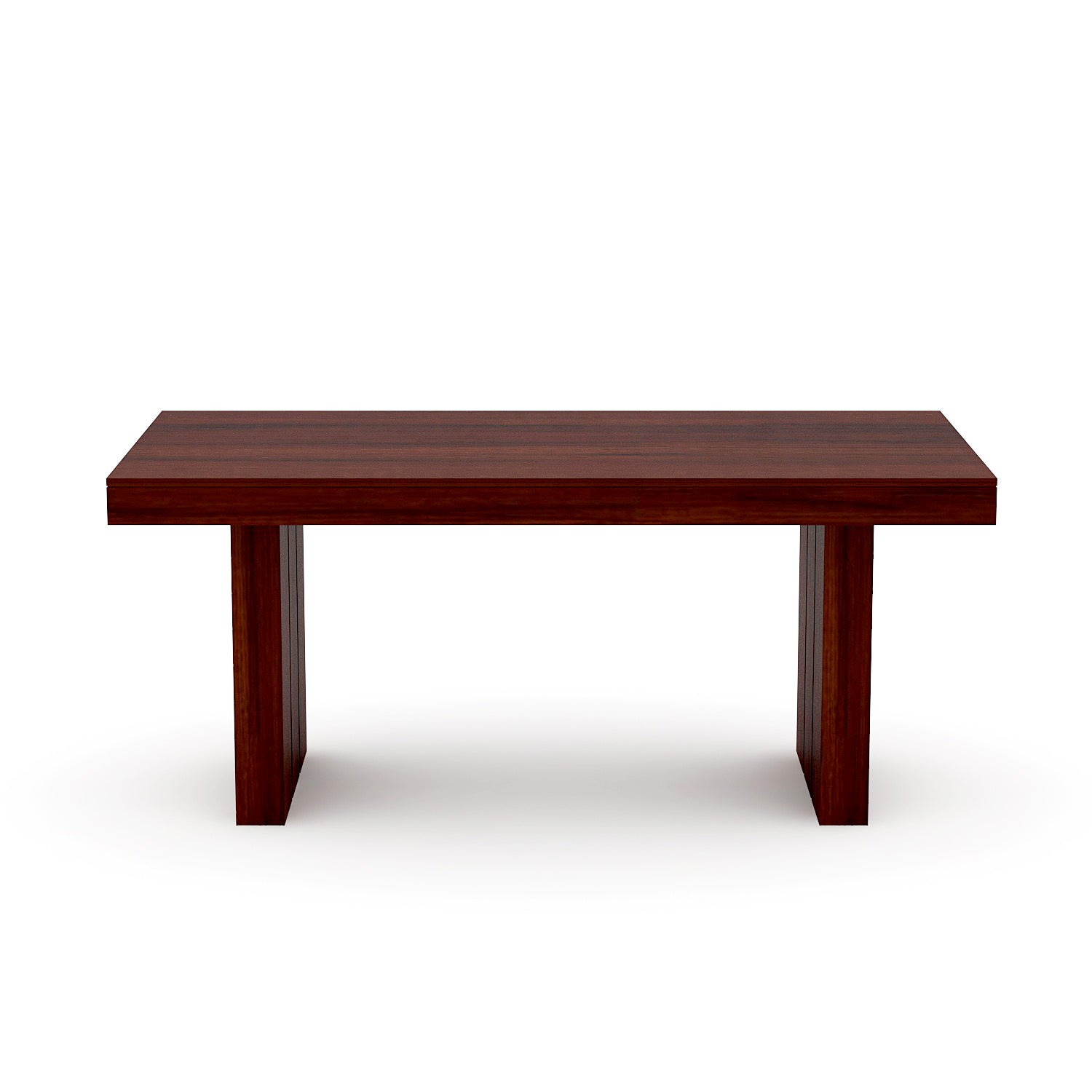 Furnir 6 Seater Dining Table Set | Mahogany Finish