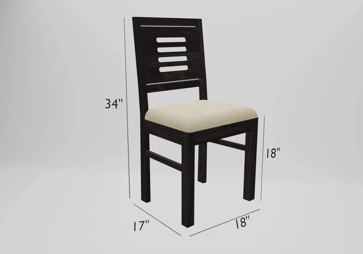 Workix 4 seater Solid Sheesham Wood Round Dining Table Set - 3 Years Warranty