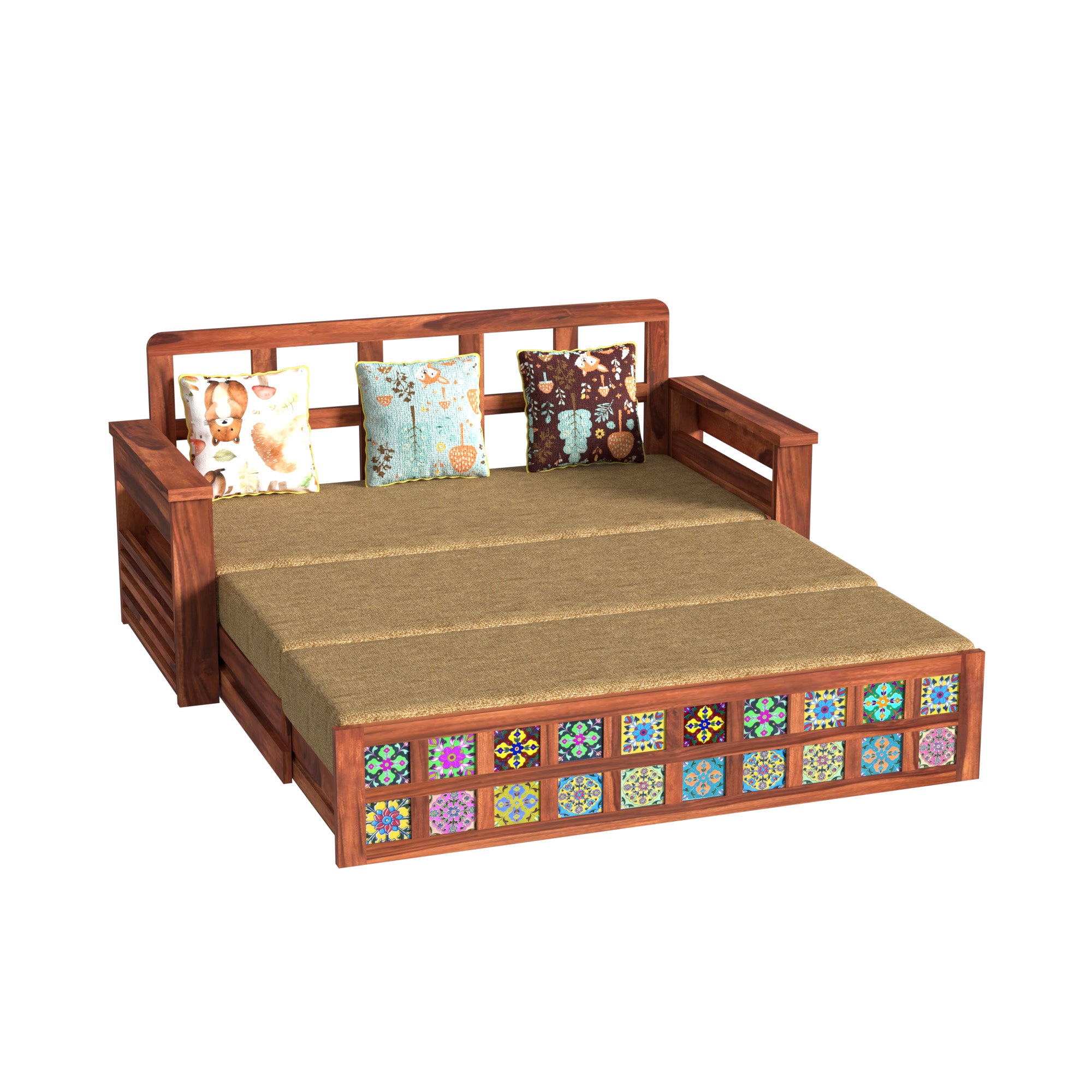Workit Stone Tile Sofa Cum Bed