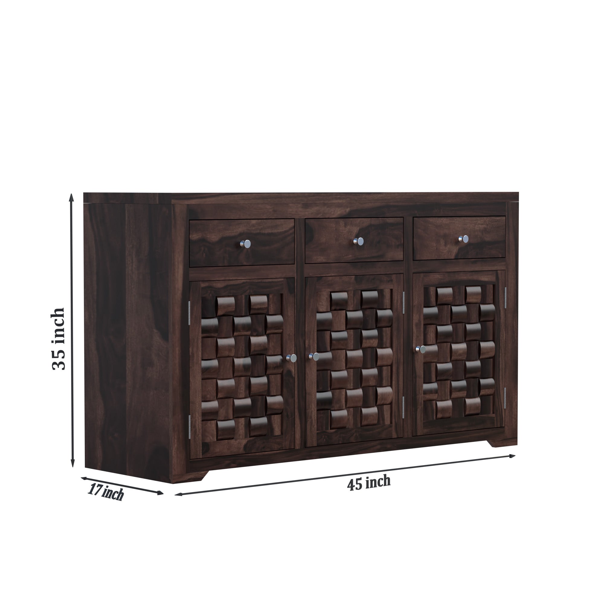 Ergis Niwar Cabinet – Walnut Finish