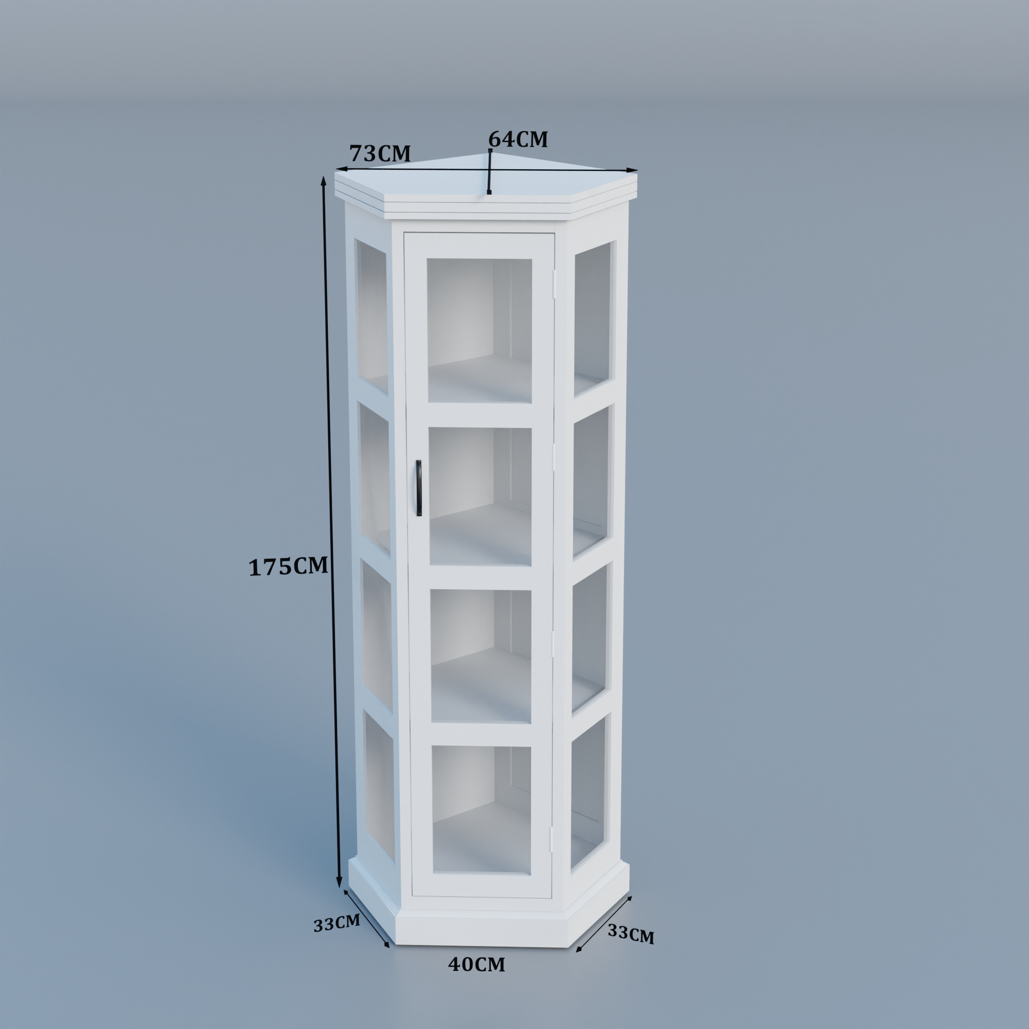 Taskify Corner Book Shelf