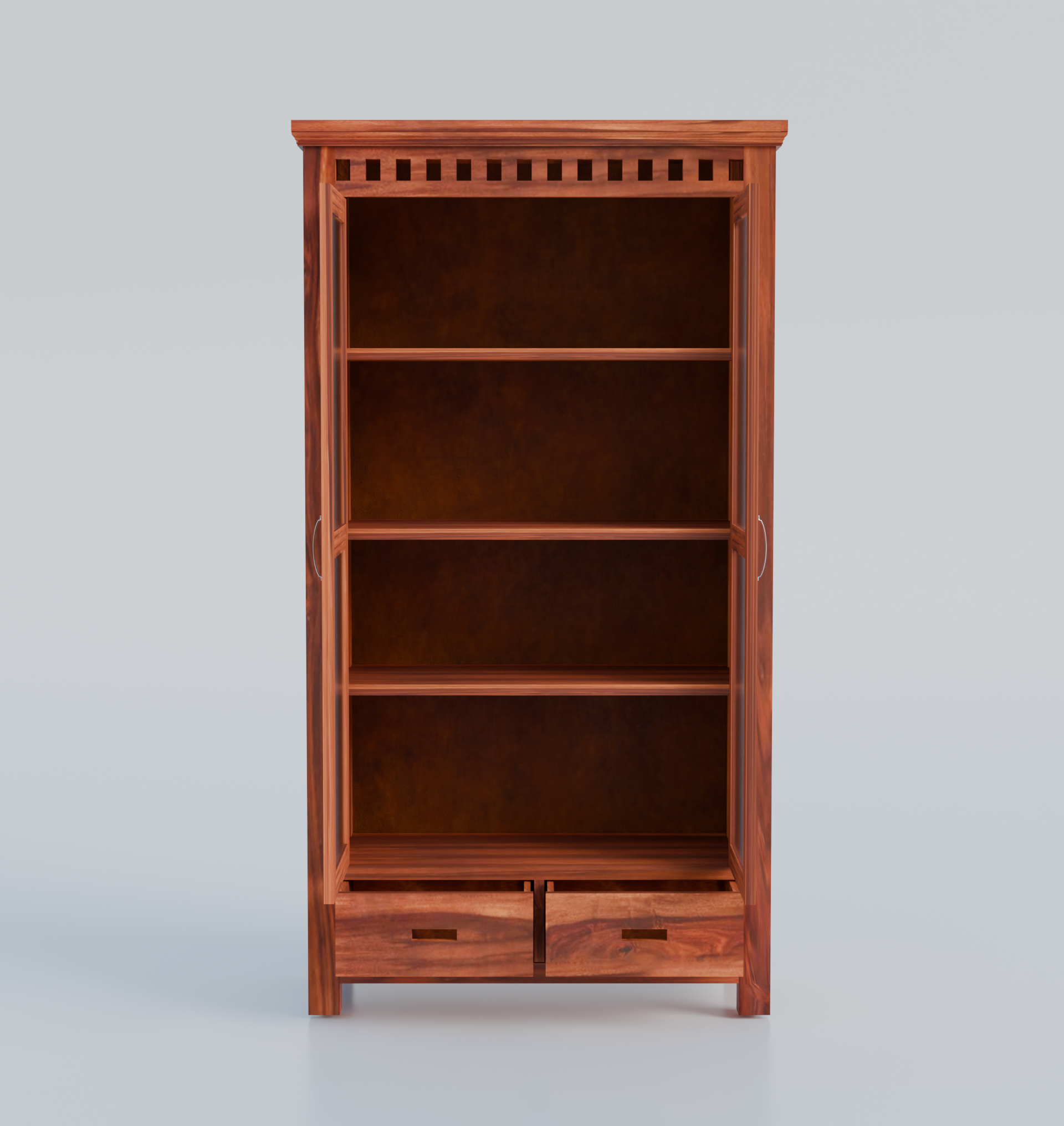 Furnira Wooden Almirah Cabinet