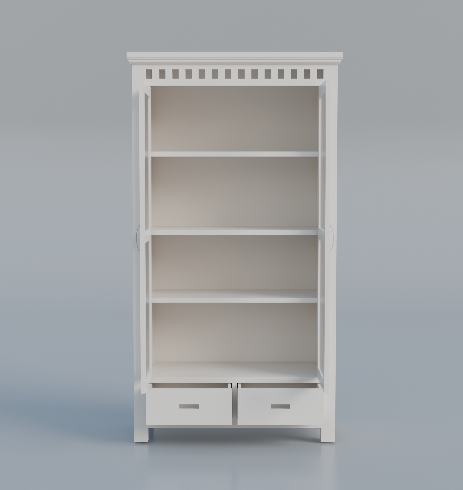Furnira Wooden Almirah Cabinet
