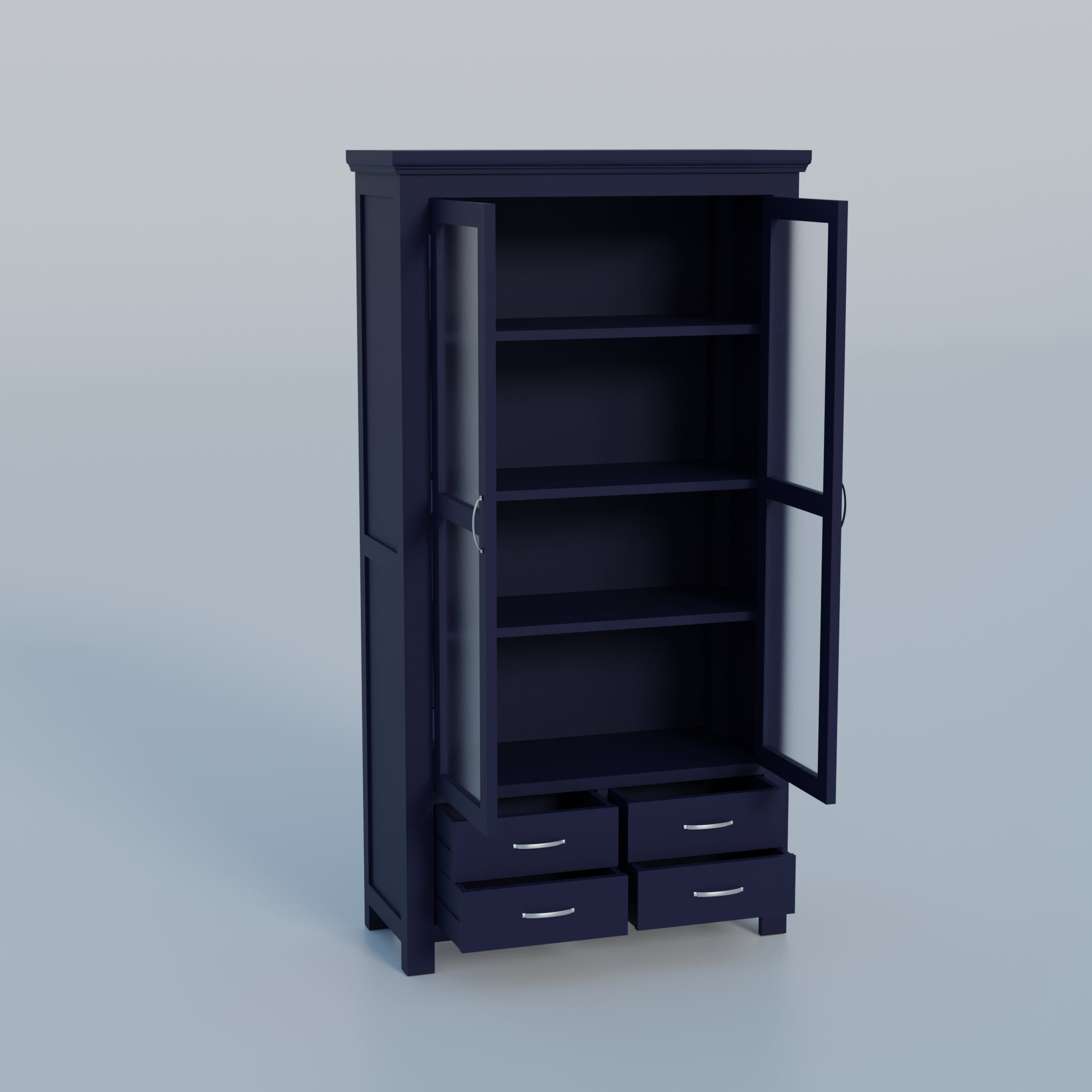 Flexyra Wooden Almirah Cabinet