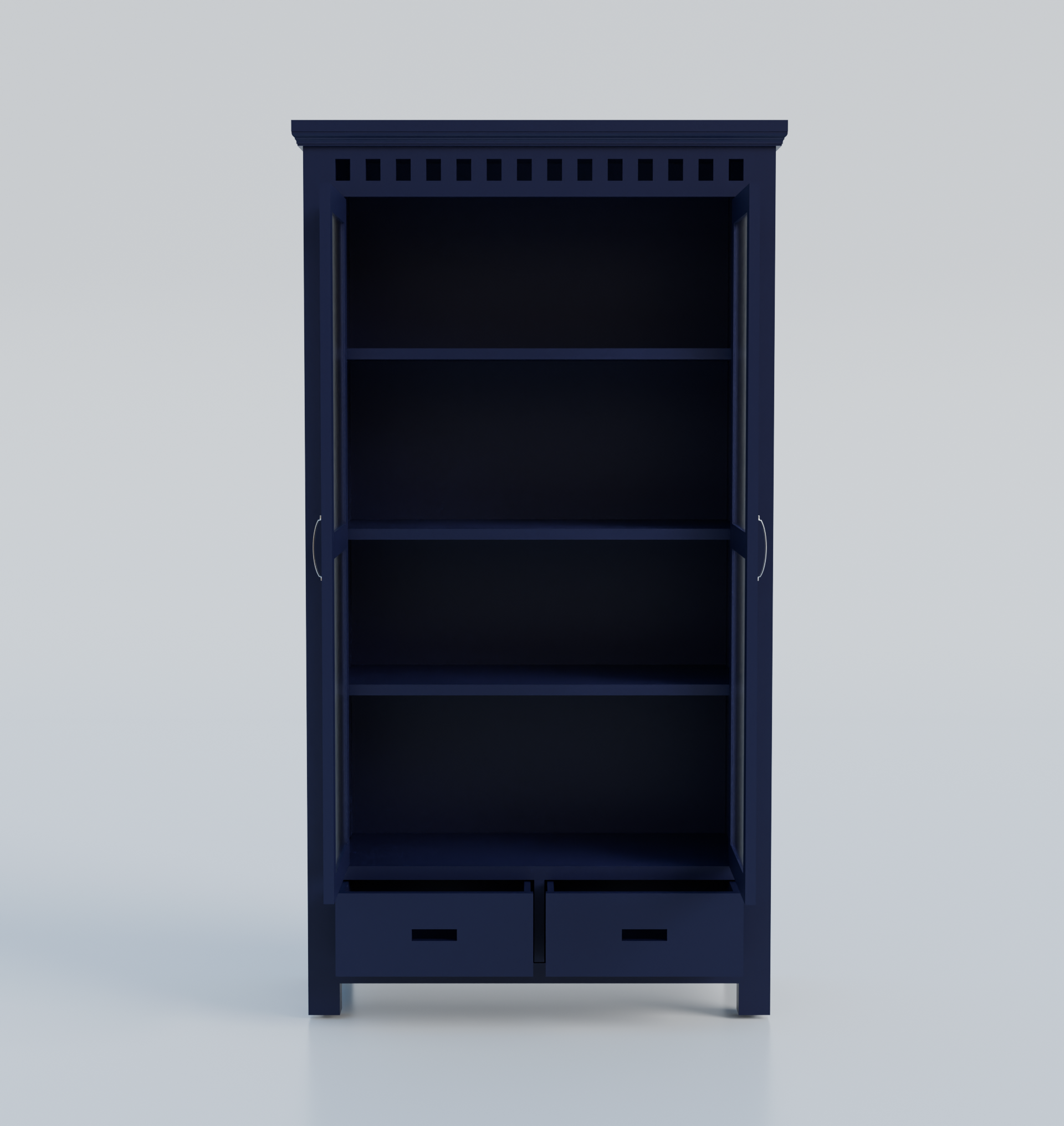 Furnira Wooden Almirah Cabinet