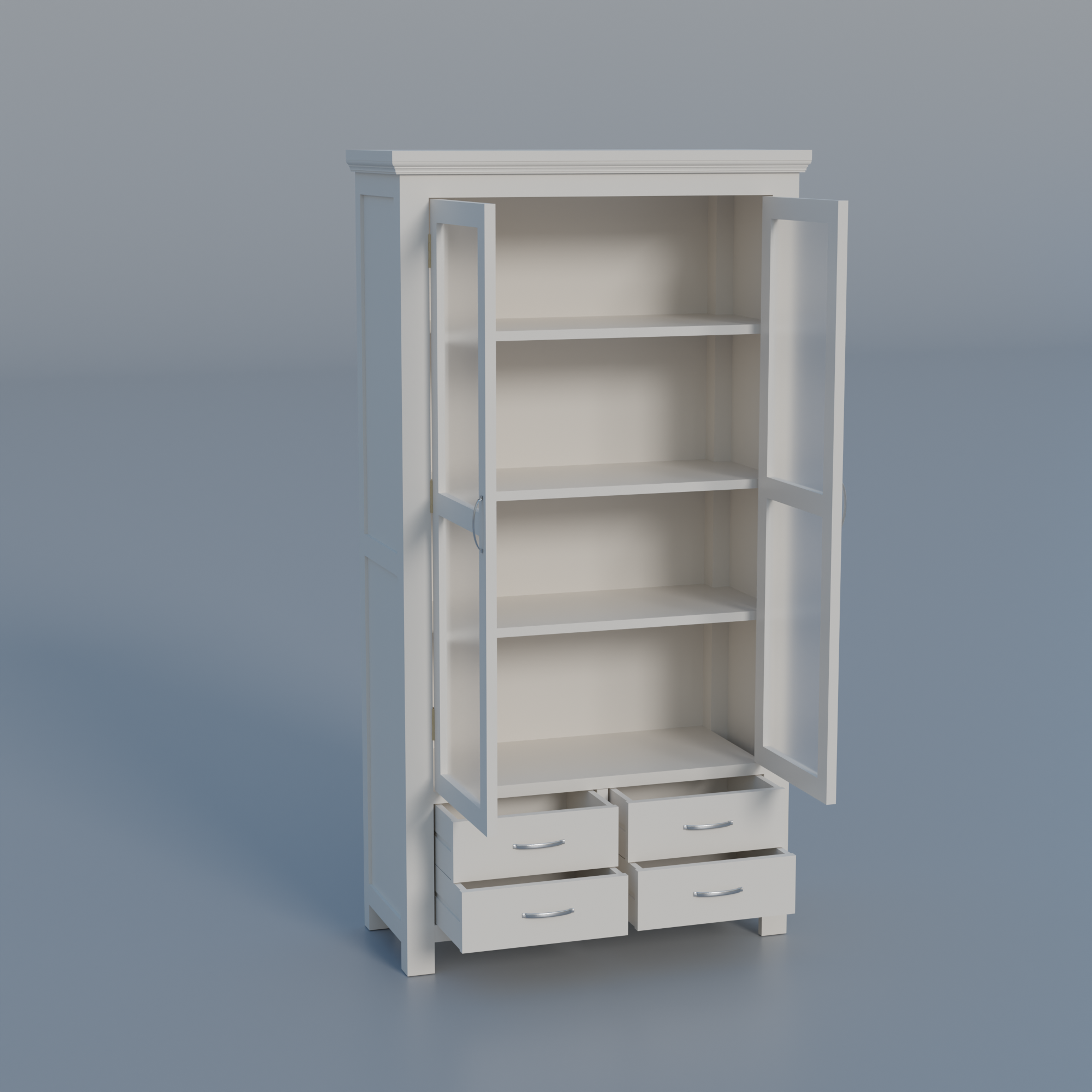 Flexyra Wooden Almirah Cabinet