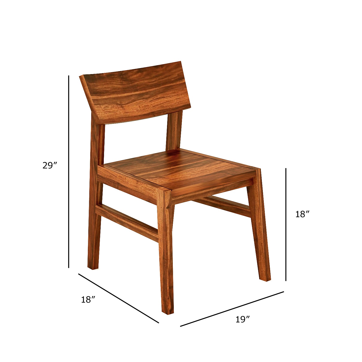 Deskur 6 Seater Dining Table Set | Natural Finish