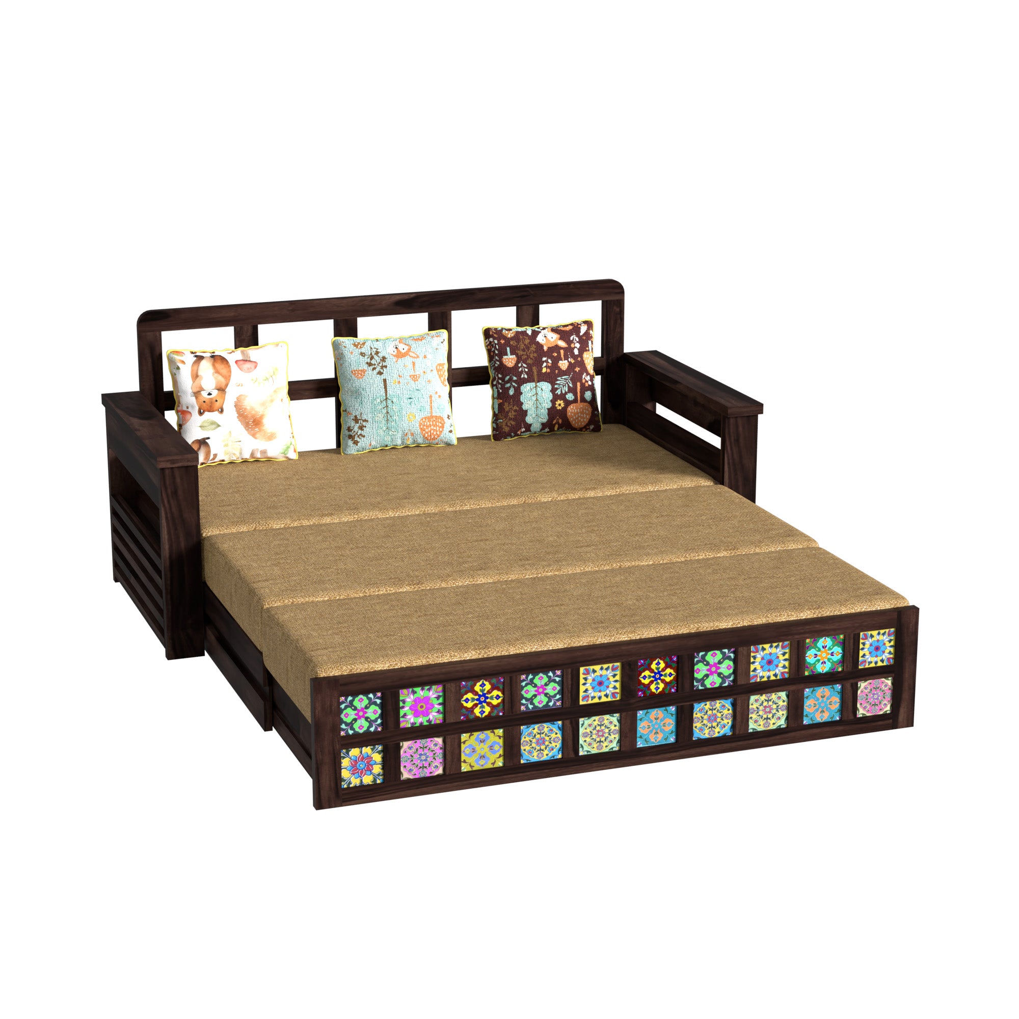 Workis Tile Sofa Cum Bed