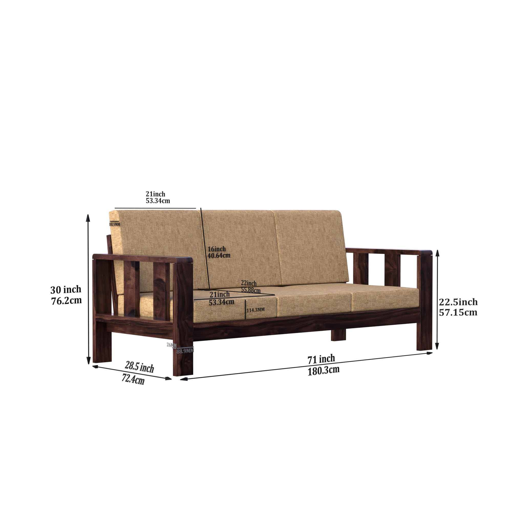 Deskix 5 seater sofa