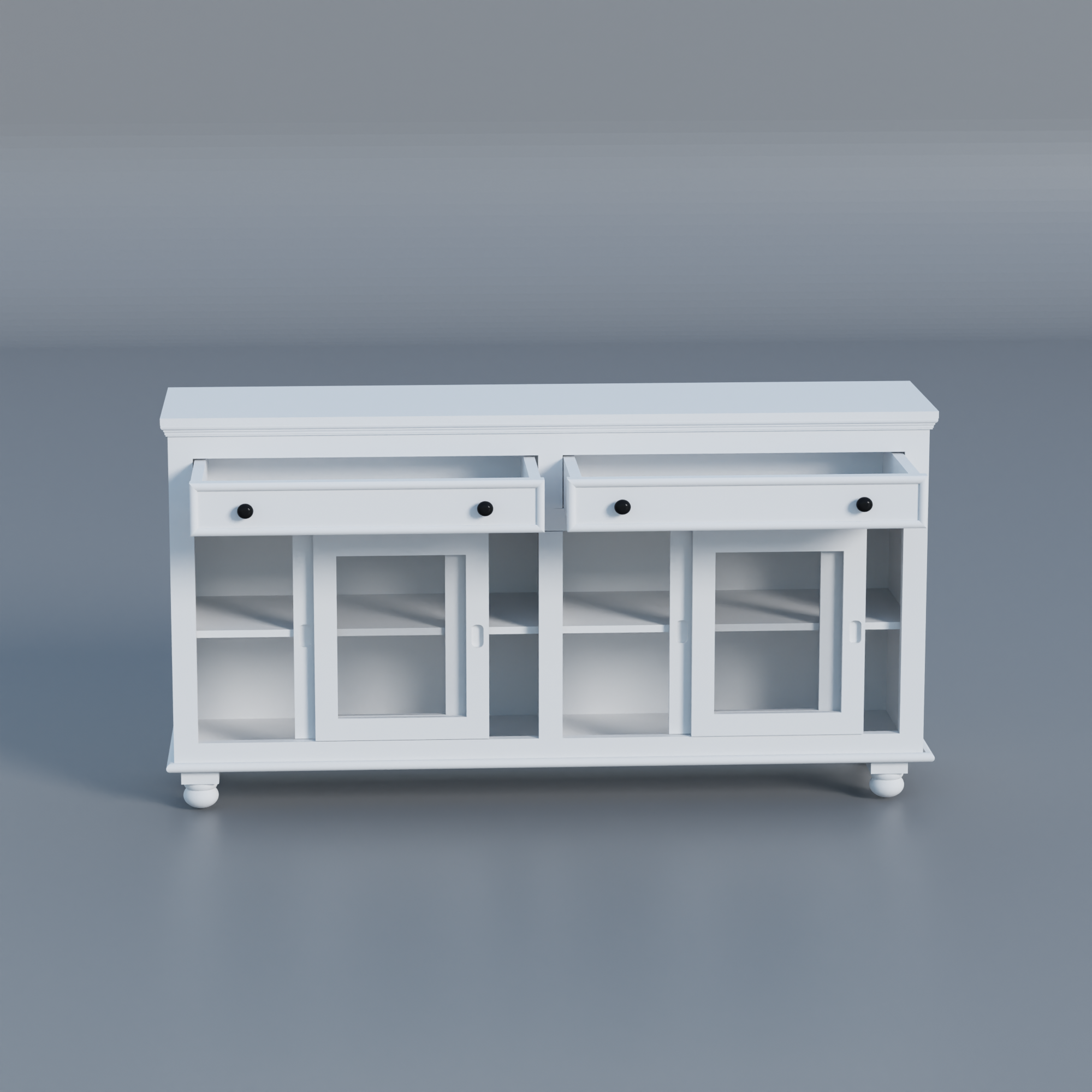Furnis Kitchen Cabinet - White