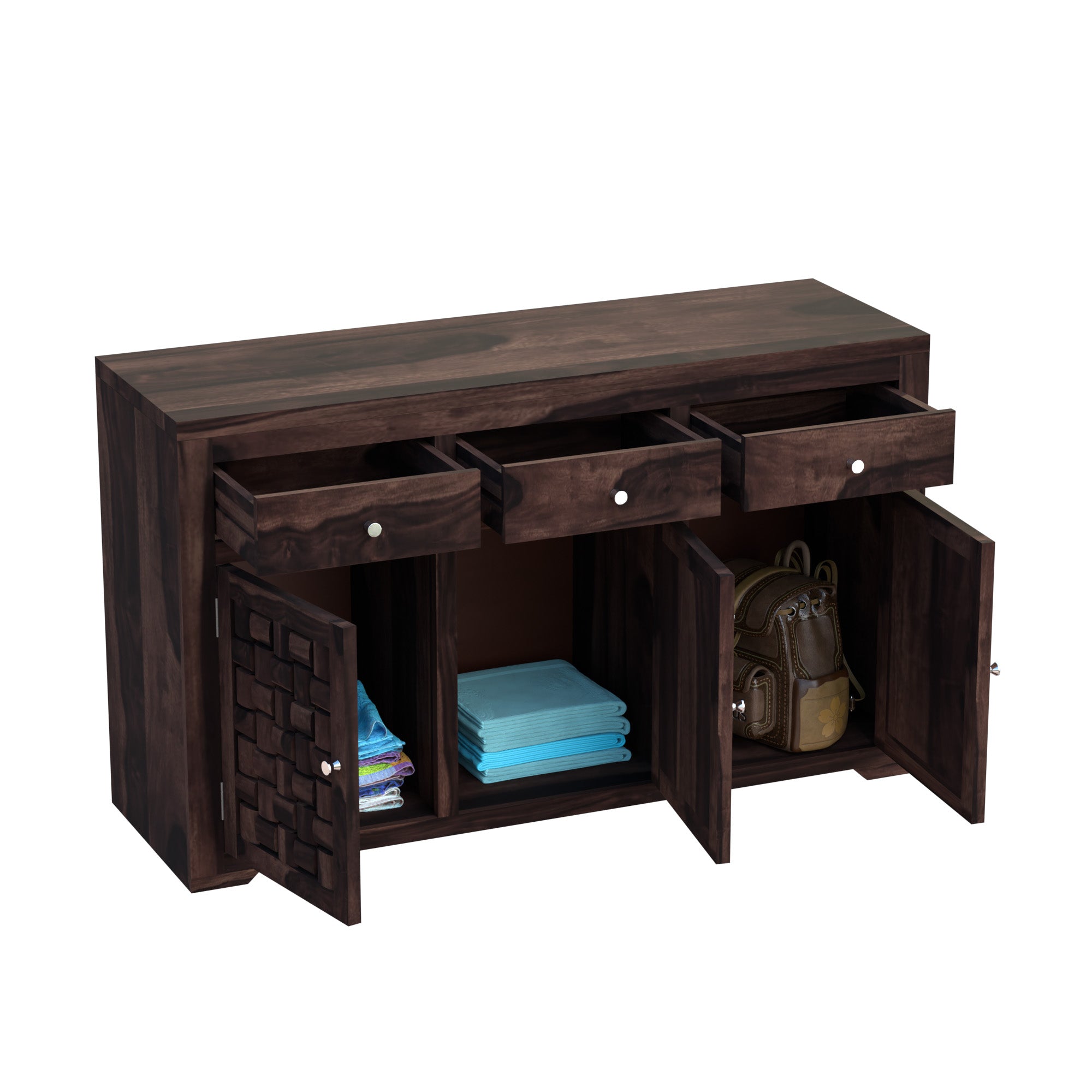 Ergis Niwar Cabinet – Walnut Finish