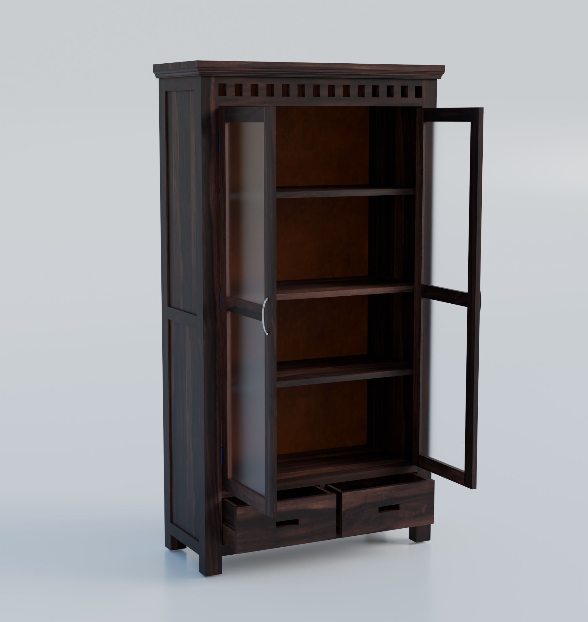 Furnira Wooden Almirah Cabinet