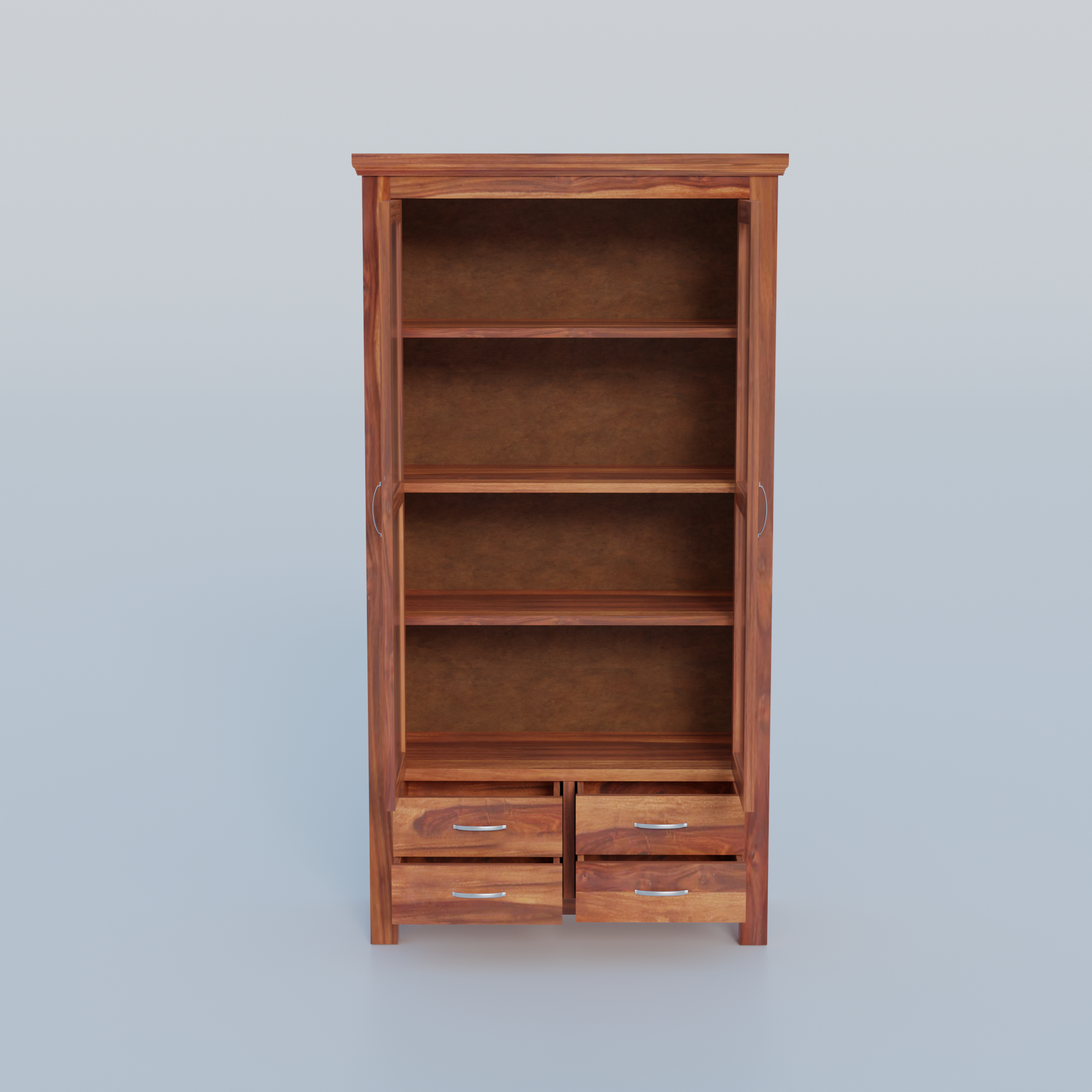 Flexyra Wooden Almirah Cabinet