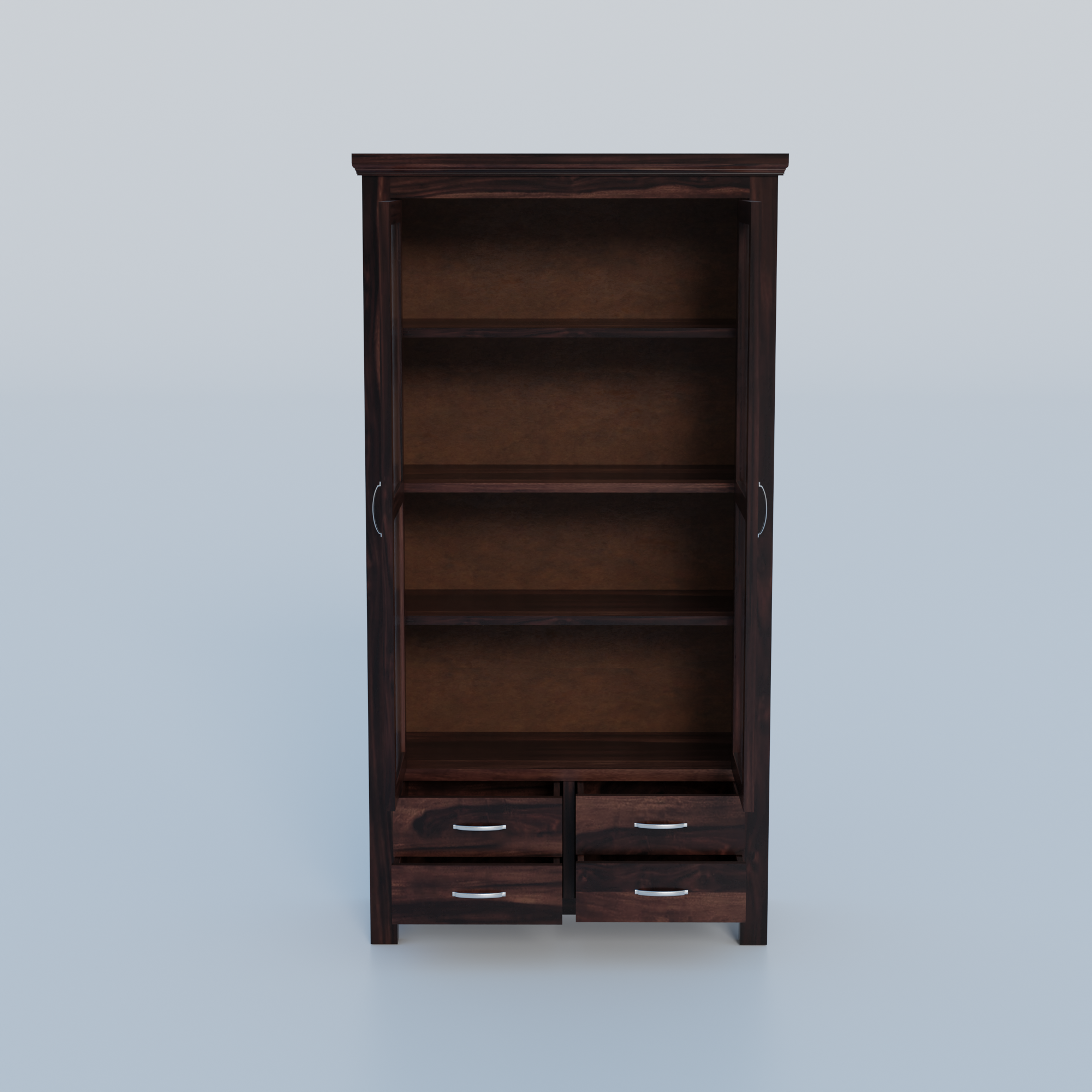 Flexyra Wooden Almirah Cabinet