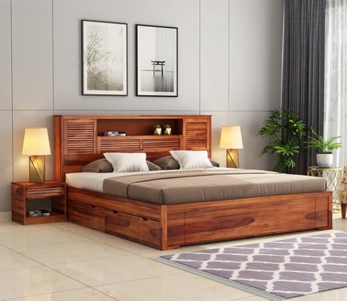 Taskyra King Size Bed with Storage