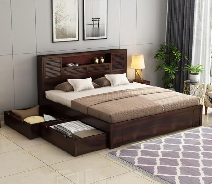 Taskyra King Size Bed with Storage