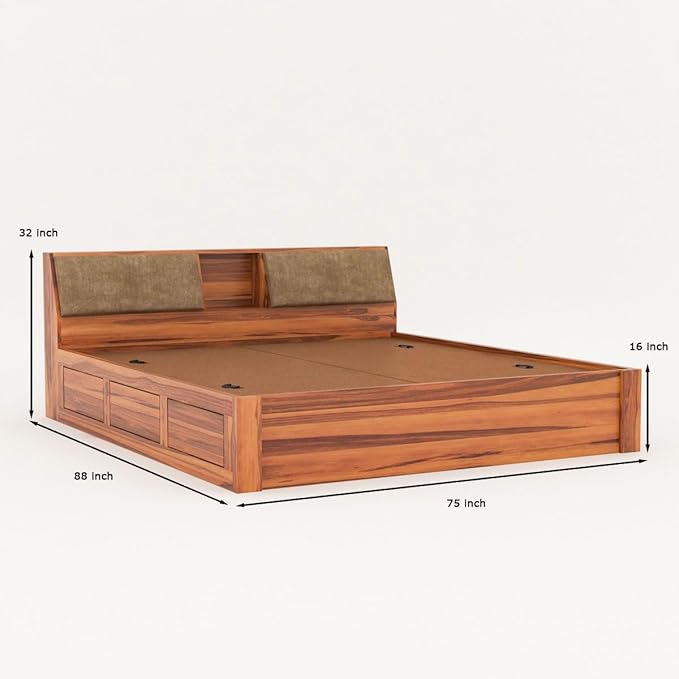 Flexino King Size Bed with Box Storage