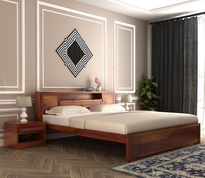 Taskina King Size Bed Without Storage