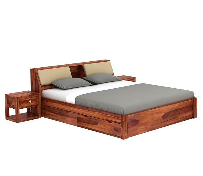 Workino King Size Bed with Storage
