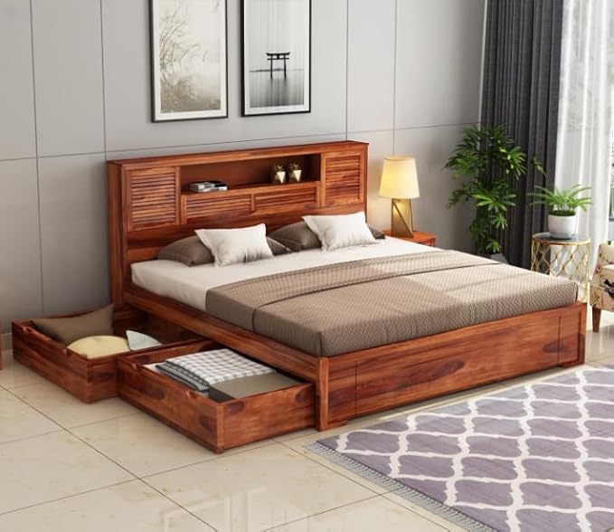 Taskyra King Size Bed with Storage