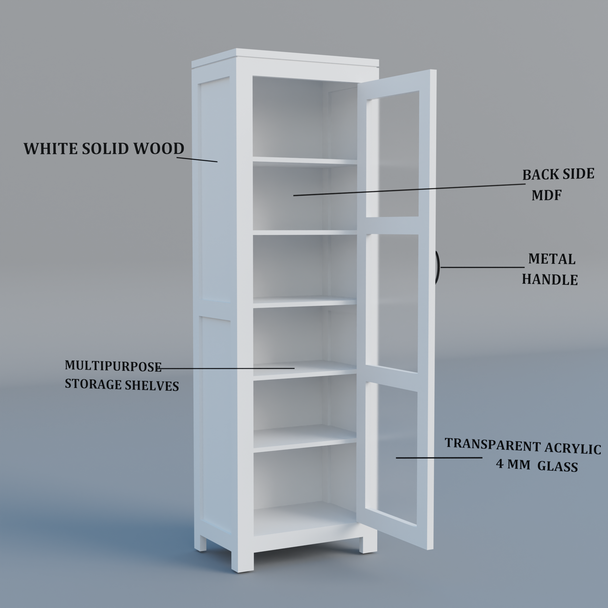 Flexify Corner Book Shelf