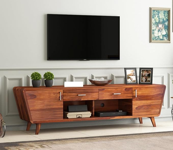 Deskina Sheesham Wood TV Unit