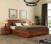 Deskina King Size Bed with Storage