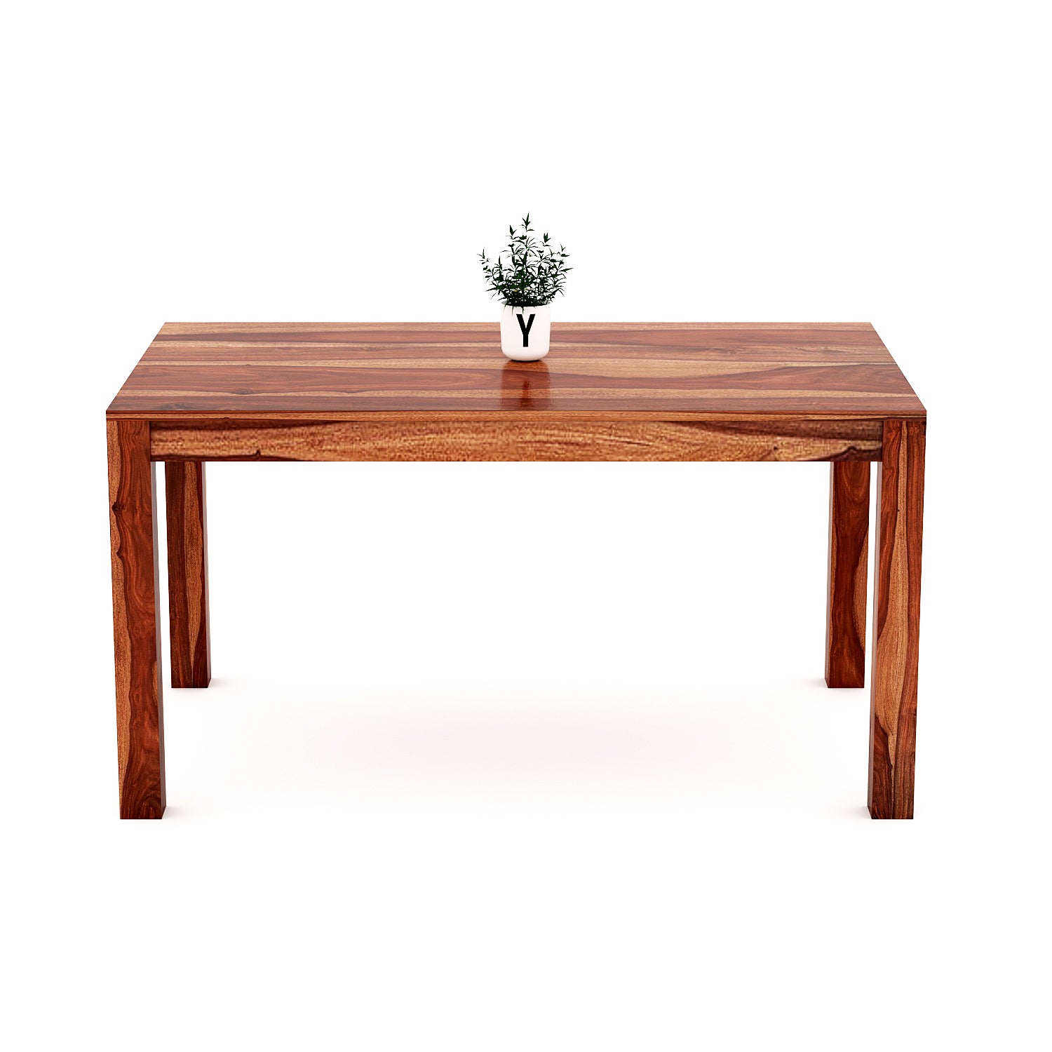 Deskur 6 Seater Dining Table Set | Natural Finish
