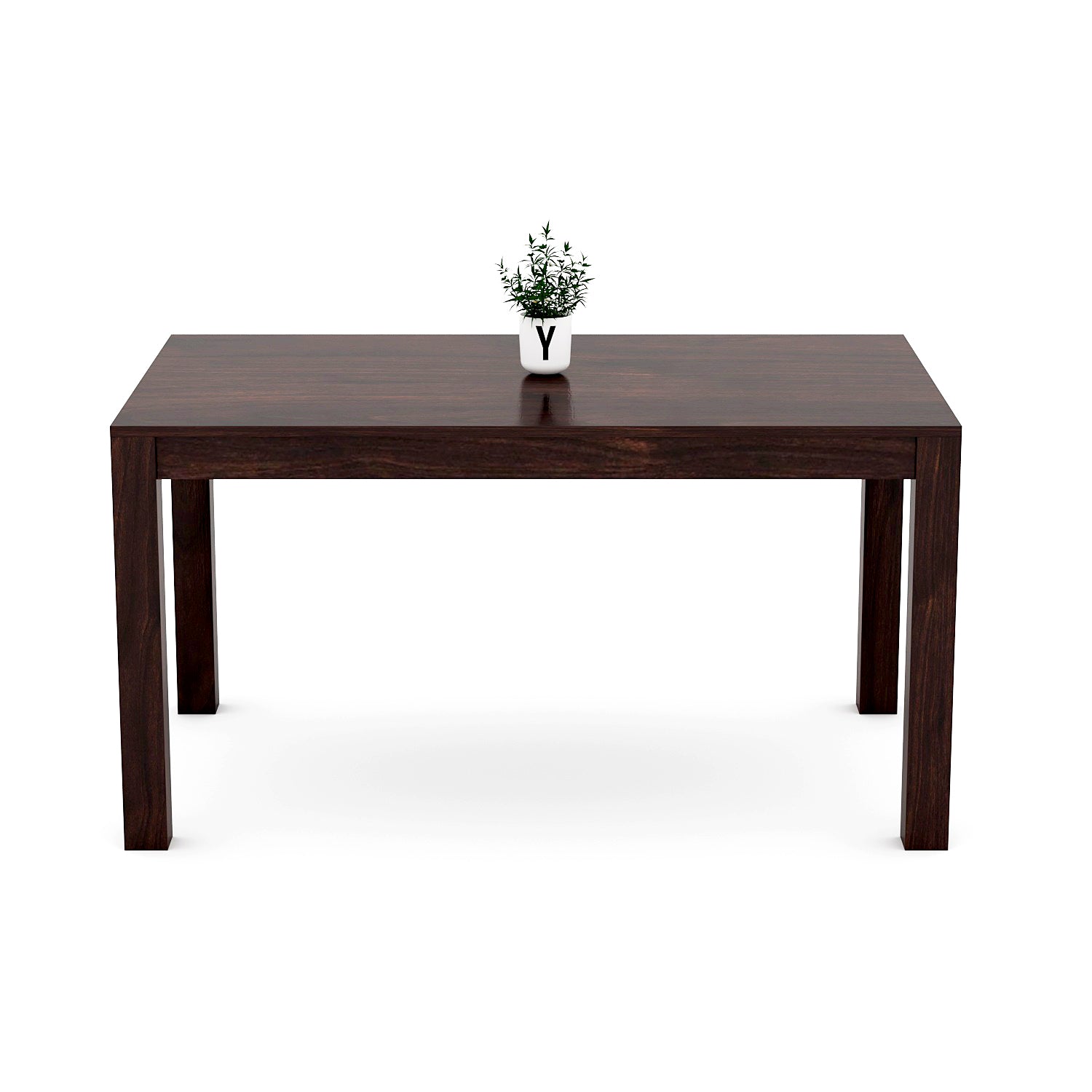 Flexina 6 Seater Dining Table Set | Walnut Finish