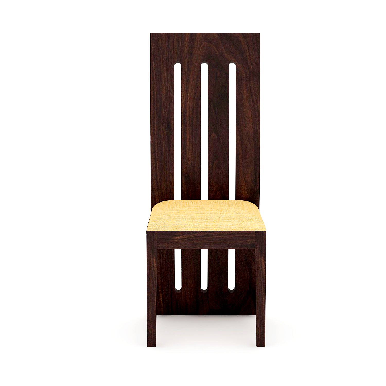 Ergor 4 Seater Dining Table Set | Walnut Finish