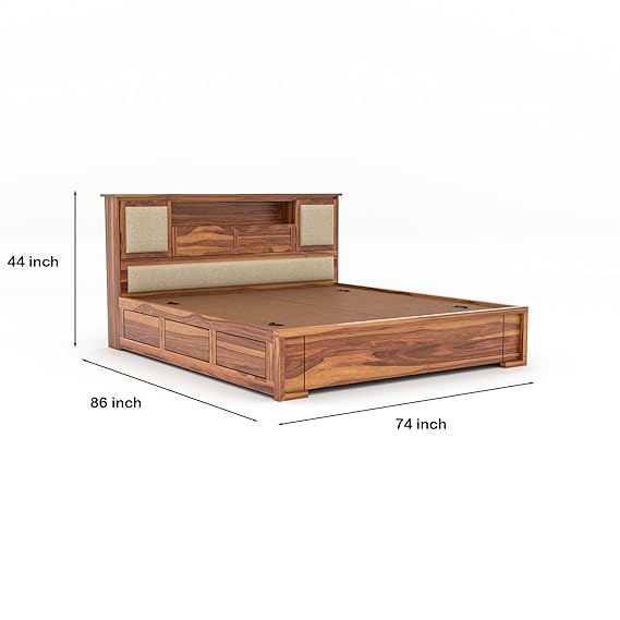 Furnexo King Size Bed with Storage