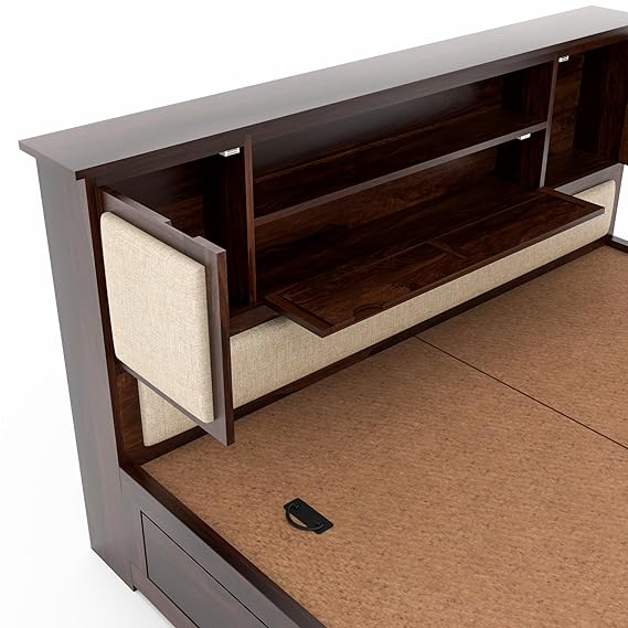 Furnexo King Size Bed with Storage