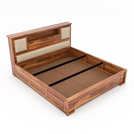 Furnexo King Size Bed with Storage