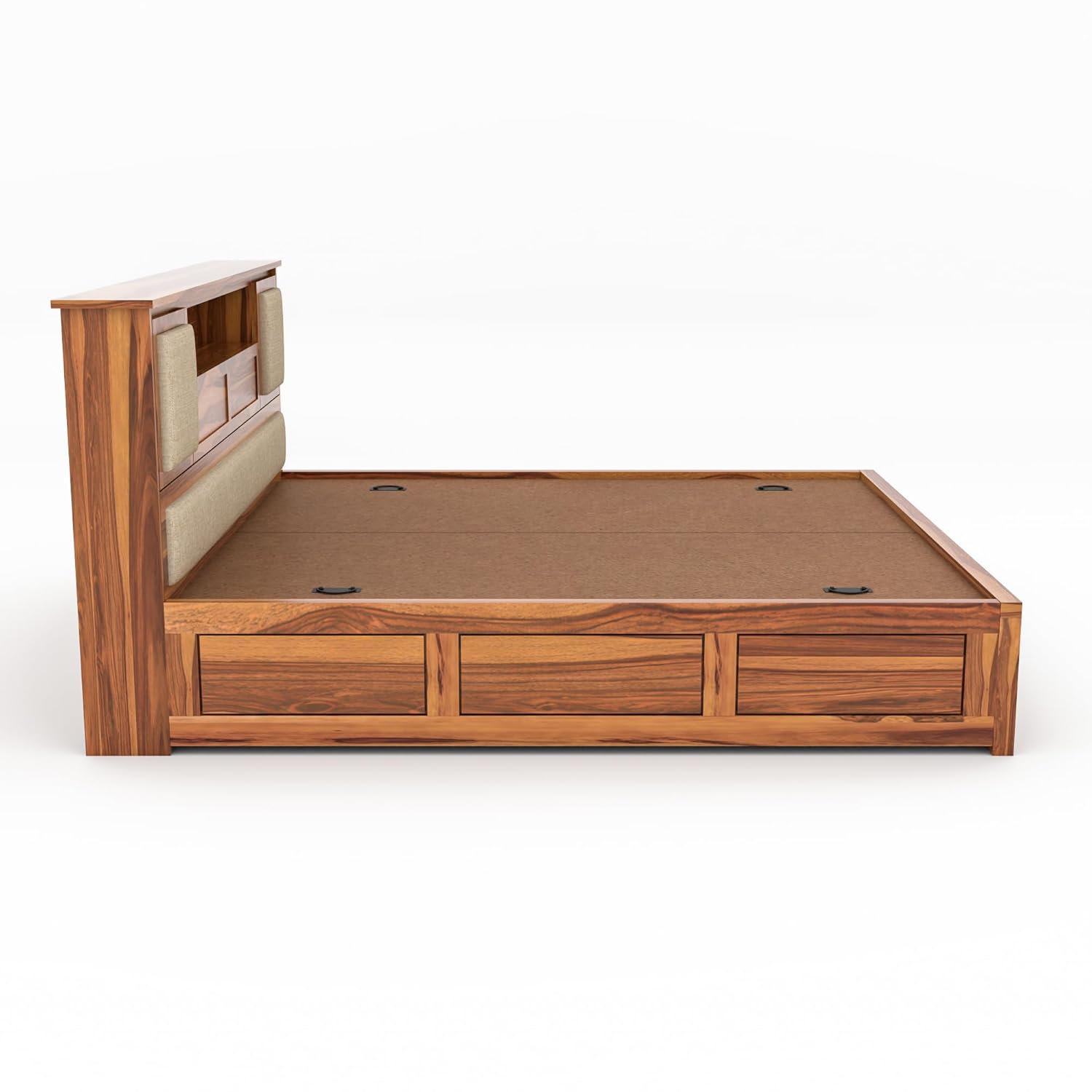 Furnexo King Size Bed with Storage