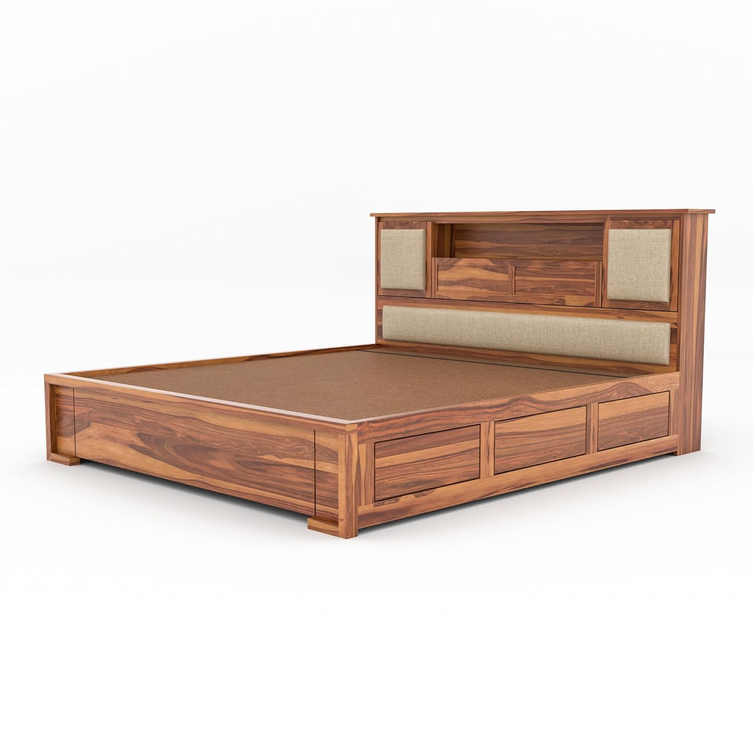 Furnexo King Size Bed with Storage