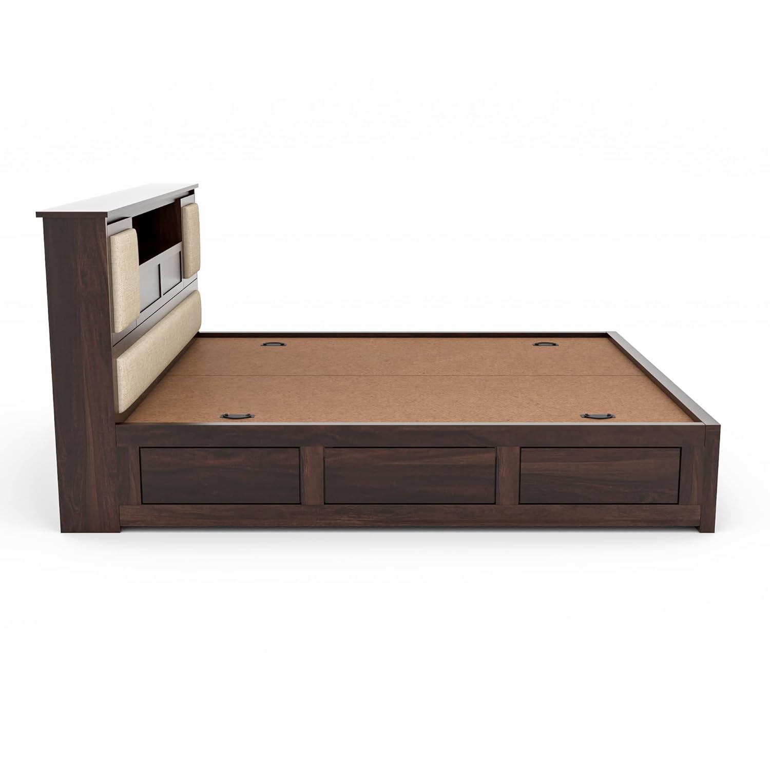 Furnexo King Size Bed with Storage