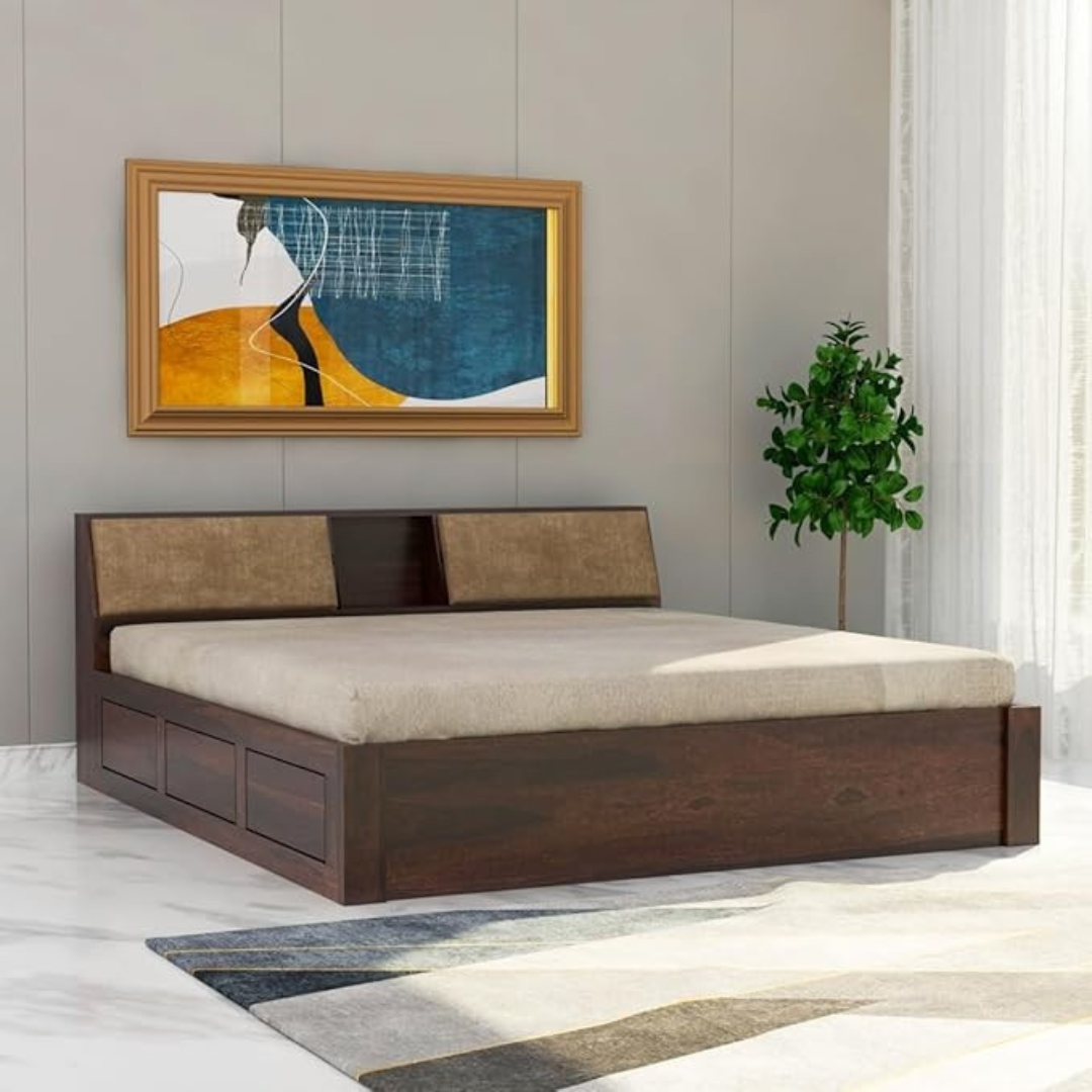 Flexino King Size Bed with Box Storage