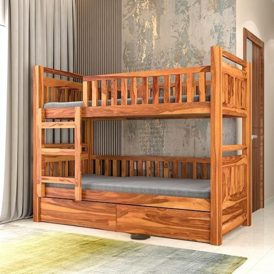 Furnyra Bunk Bed  With Storage