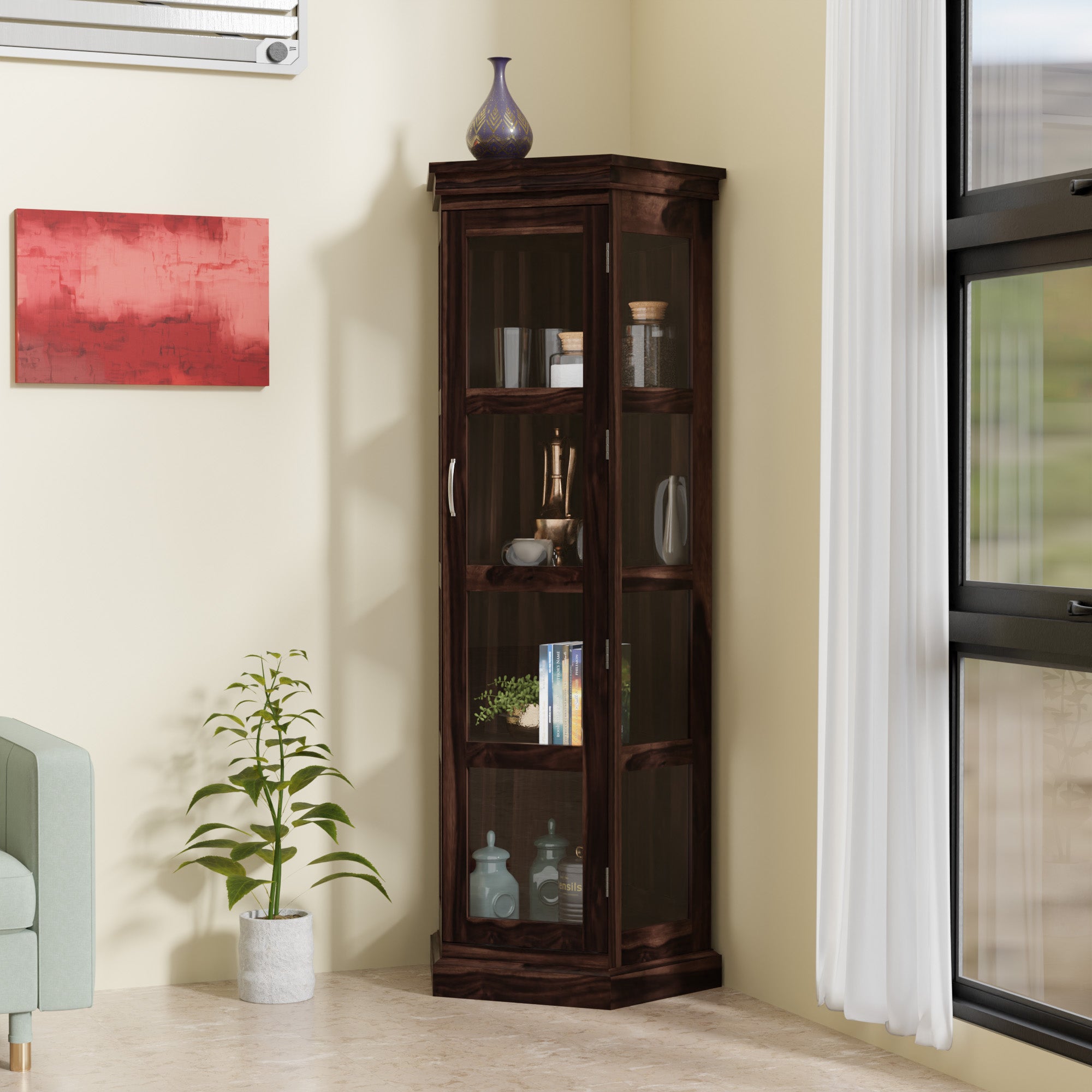 Ergify Corner Book Shelf