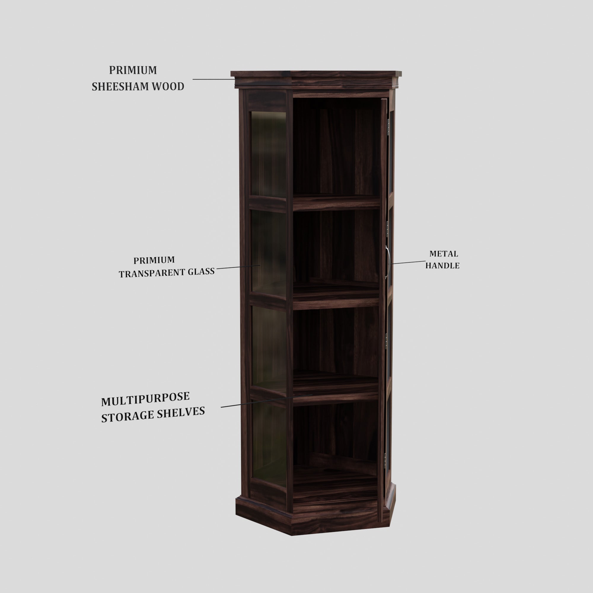 Ergify Corner Book Shelf